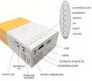 CineBox HD™ Projetor Portátil + BRINDE Tela 200 Polegadas —Transforme Sua Casa em um Cinema